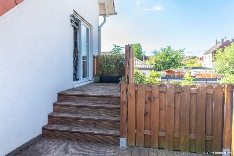 Zugang zur Dachterrasse Zweifamilienhaus Wadgassen