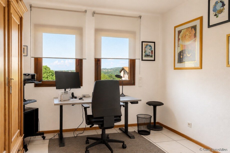 Arbeitszimmer mit Fernsicht Einfamilienhaus Wadgassen