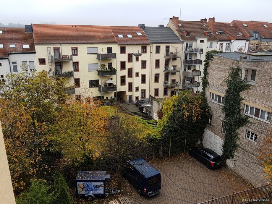 Blick in den Innenhof Etagenwohnung Saarbr�cken / Sankt Johann