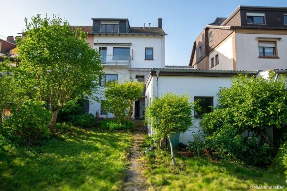 R�ckansicht Zweifamilienhaus Saarbr�cken / Gersweiler
