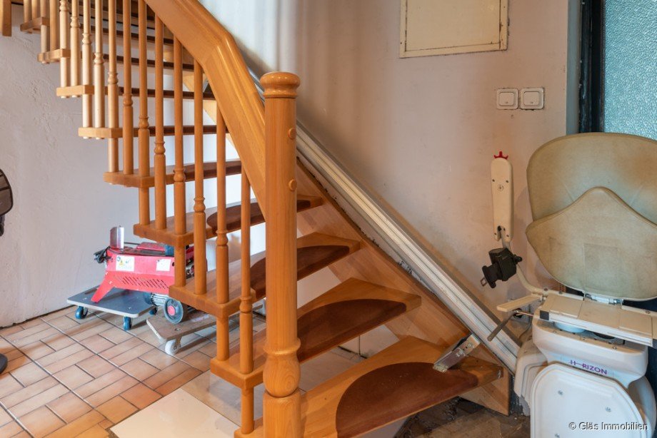 freie Treppe Reihenmittelhaus Riegelsberg
