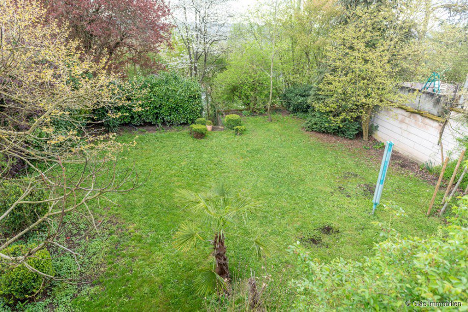 Blick in den Garten Zweifamilienhaus Bous