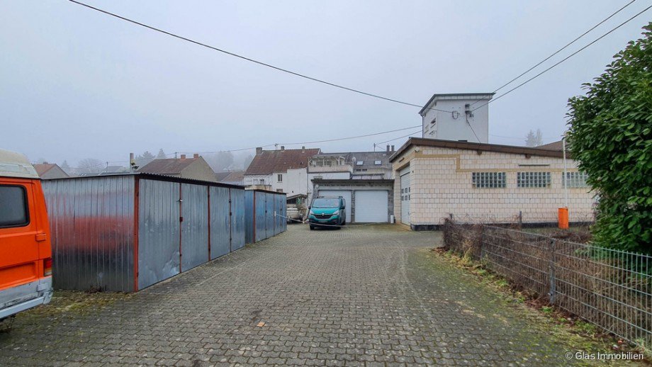 R�ckansicht Halle / Lager / Produktion V�lklingen
