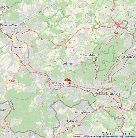 Verkehrsg�nstige Wohnlage Einfamilienhaus V�lklingen