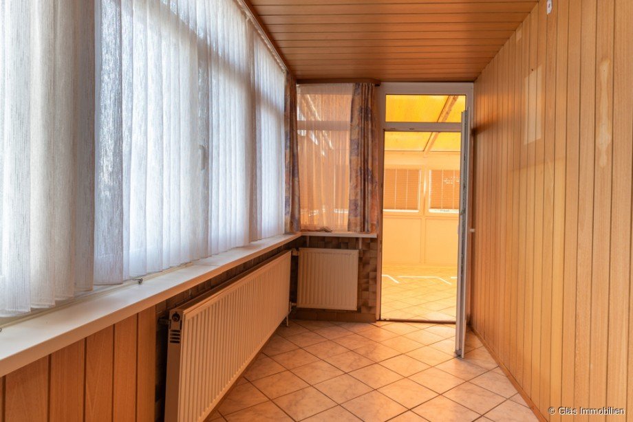 �bergang zum Wintergarten Zweifamilienhaus Riegelsberg