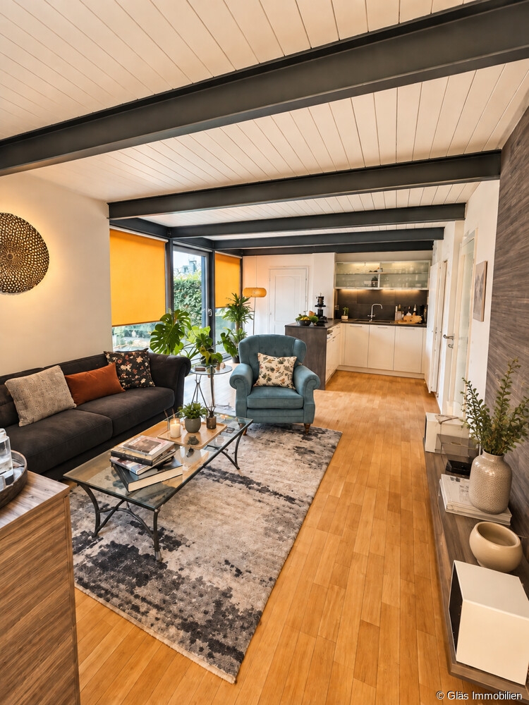 Sommerk�che auf Gartenebene Einfamilienhaus V�lklingen