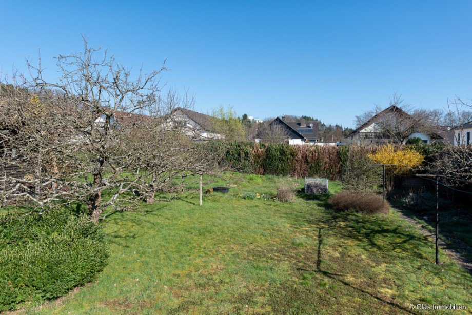 Blick in den Garten Einfamilienhaus Blieskastel