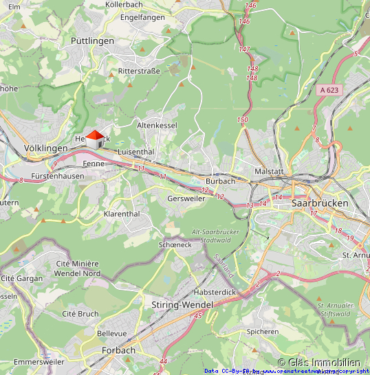 Verkehrsg�nstige Wohnlage Einfamilienhaus V�lklingen