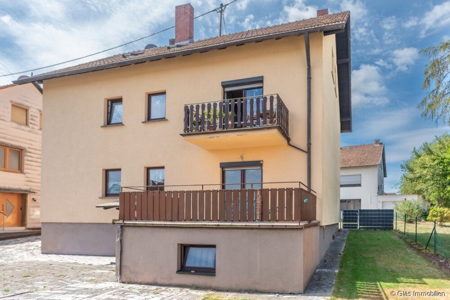 R�ckansicht Mehrfamilienhaus V�lklingen / Ludweiler