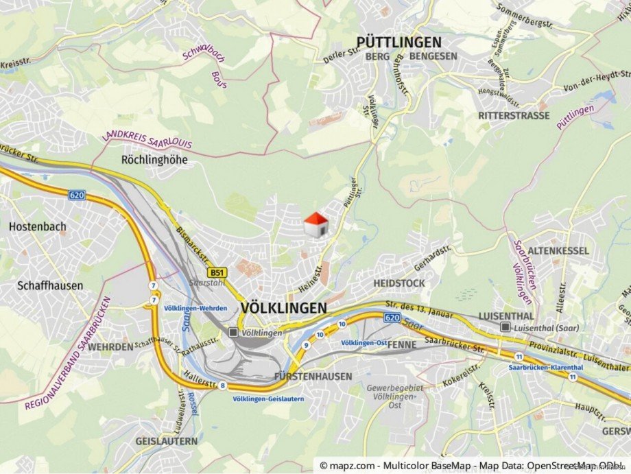 Bevorzugte Wohnlage am Sonnenh�gel Einfamilienhaus V�lklingen