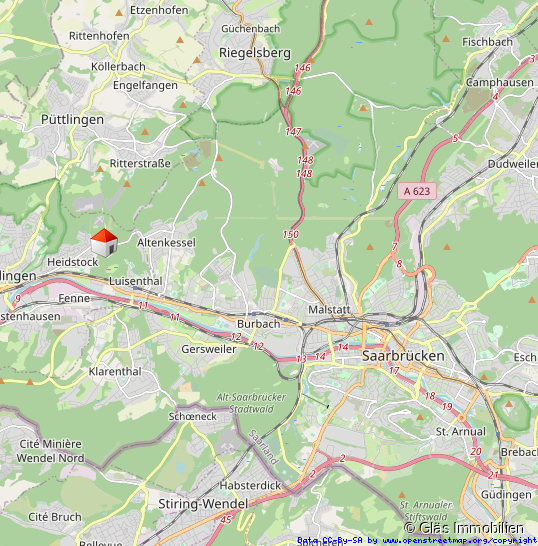 Wohnlage Zweifamilienhaus V�lklingen / Heidstock