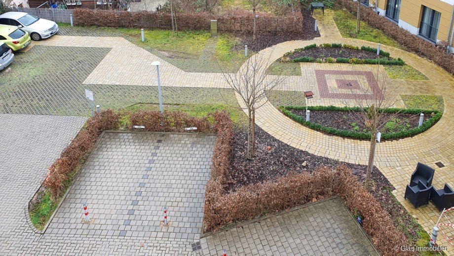 Blick in den Innenhof Etagenwohnung V�lklingen