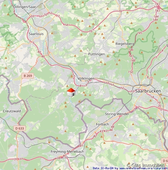 Verkehrsg�nstige Wohnlage Souterrainwohnung V�lklingen / Geislautern