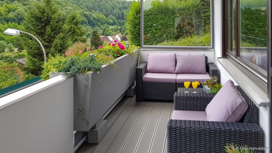 Balkon Erdgeschosswohnung Saarbr�cken