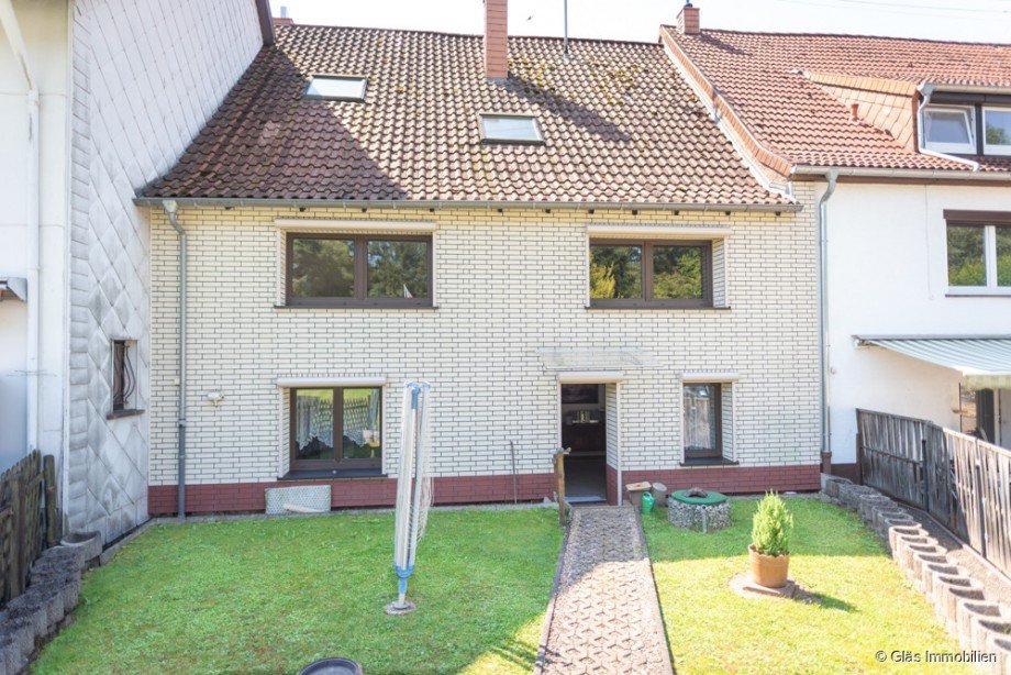 R�ckfront Reihenmittelhaus Riegelsberg
