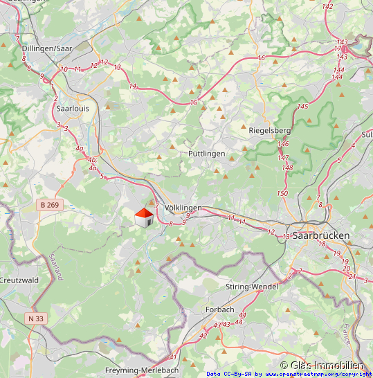 Wohnlage Einfamilienhaus V�lklingen