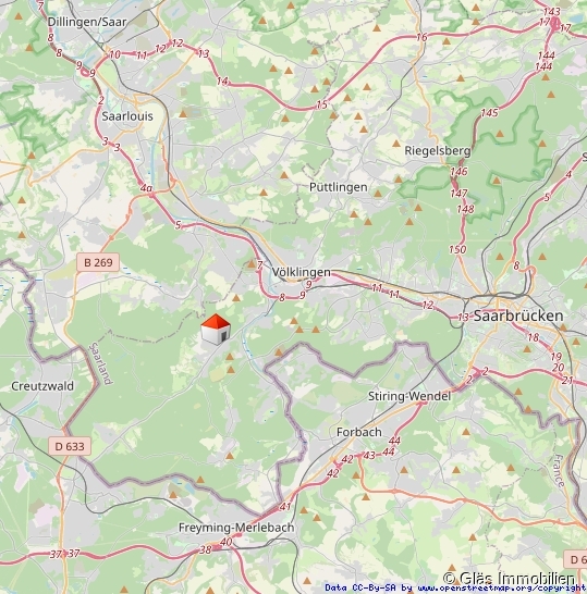 Verkehrsg�nstige Wohnlage Einfamilienhaus V�lklingen / Ludweiler