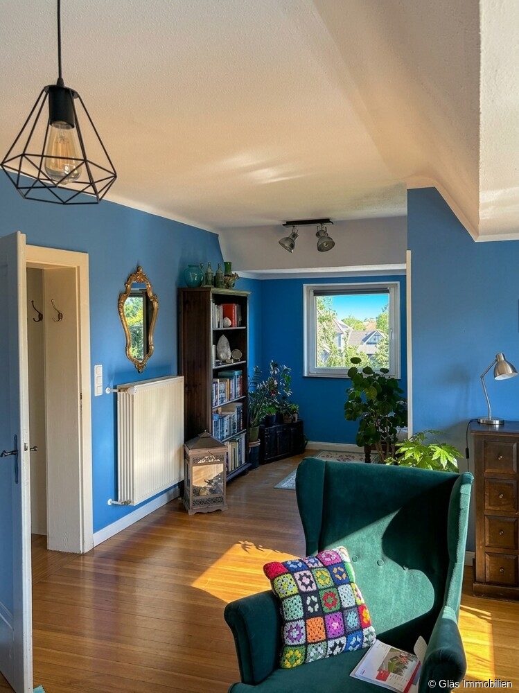Wohnzimmer untere Wohnebene Maisonettewohnung V�lklingen