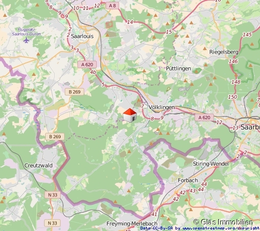 Verkehrsg�nstige Wohnlage Einfamilienhaus V�lklingen