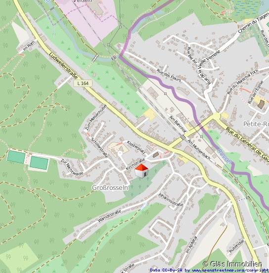 Lage Zweifamilienhaus Gro�rosseln