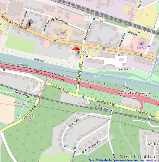 Lage Etagenwohnung V�lklingen / Luisenthal