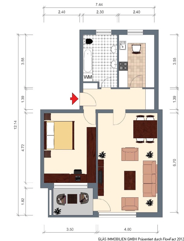 Grundriss Etagenwohnung Saarbr�cken