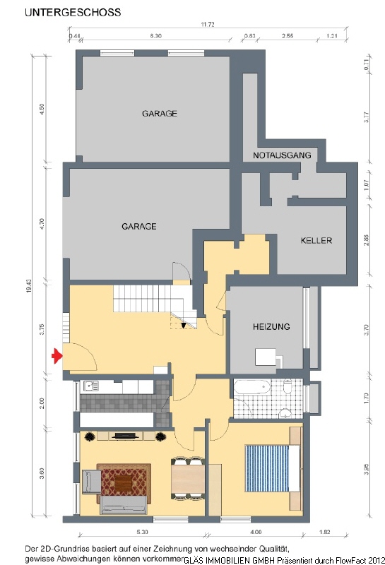 Grundriss Untergeschoss Einfamilienhaus Riegelsberg