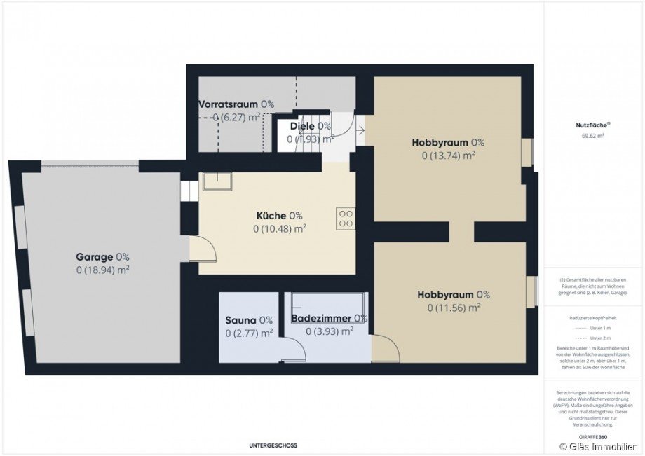 Grundriss Untergeschoss Einfamilienhaus V�lklingen