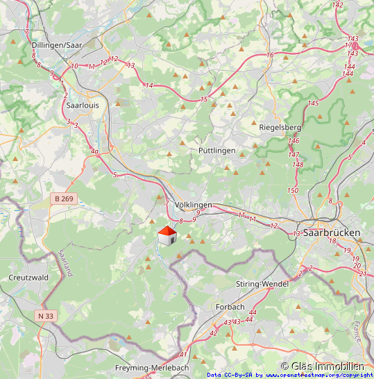 Verkehrsg�nstige Wohnlage Zweifamilienhaus V�lklingen