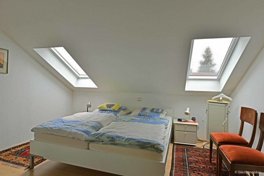 Schlafzimmer Dachgeschosswohnung Saarbr�cken / Klarenthal