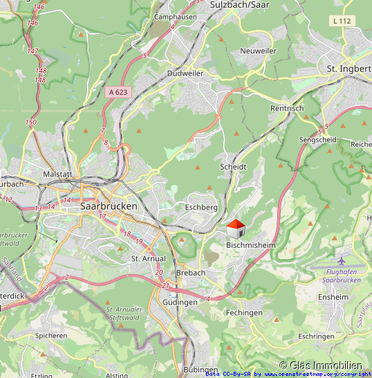 Verkehrsg�nstige Wohnlage Etagenwohnung Saarbr�cken / Schafbr�cke