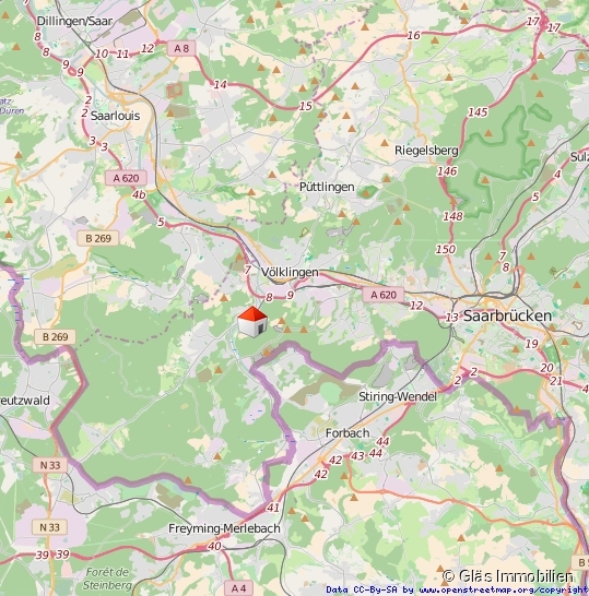 Verkehrsg�nstige Wohnlage Einfamilienhaus V�lklingen