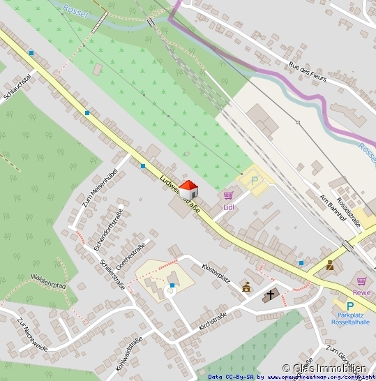 Lage Einfamilienhaus Gro�rosseln