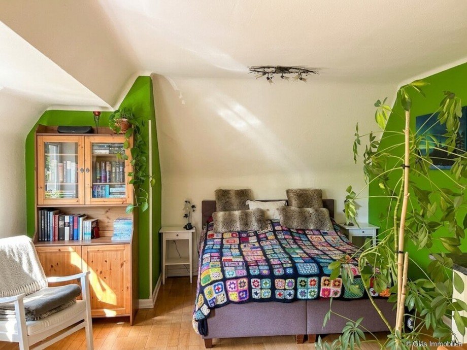 Schlafzimmer untere Wohnebene Maisonettewohnung V�lklingen
