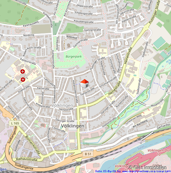 Lage Reihenmittelhaus V�lklingen
