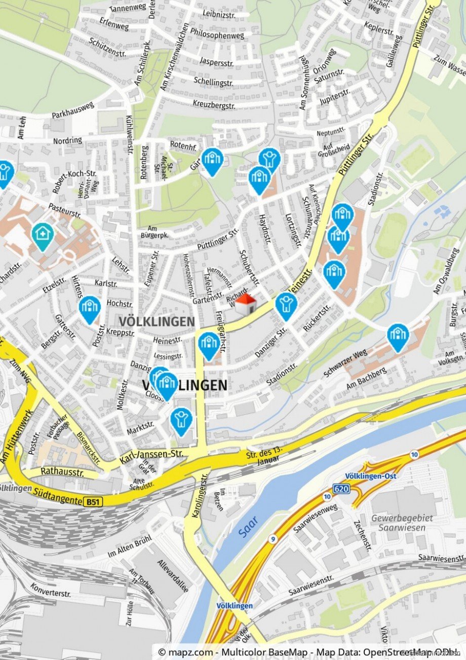 Innenstadtlage Einfamilienhaus V�lklingen
