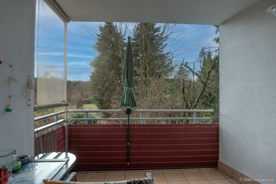 �berdachter Balkon Etagenwohnung Saarbr�cken