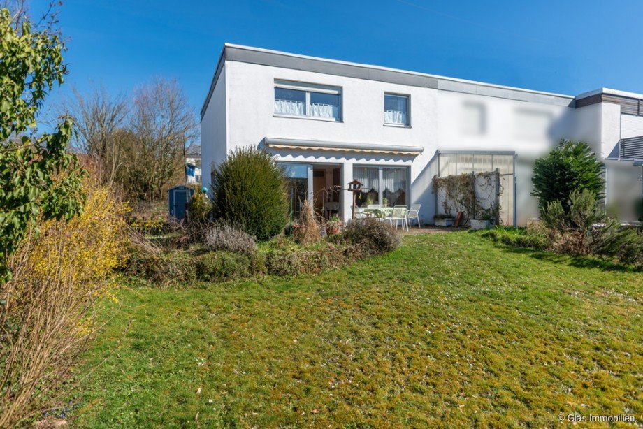 Blick vom Garten Einfamilienhaus Saarbr�cken
