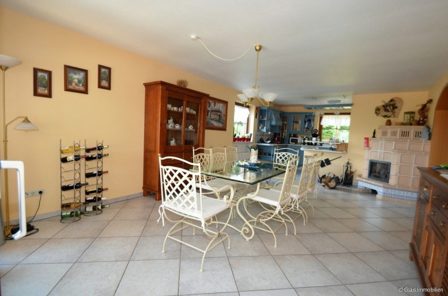 Esszimmer mit K�che und Zugang zur Terrasse Einfamilienhaus Puttelange-aux-Lacs