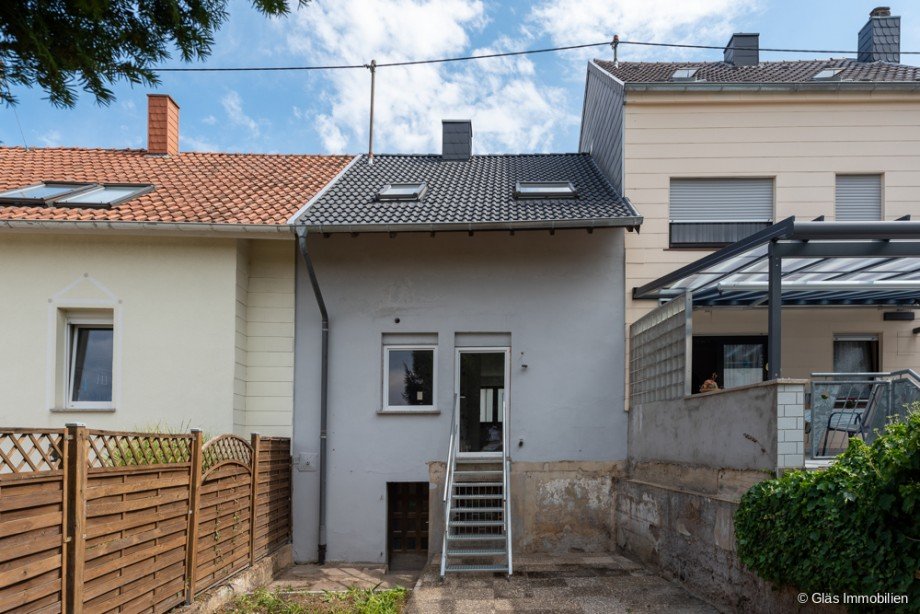 Gartenansicht Reihenmittelhaus Wadgassen