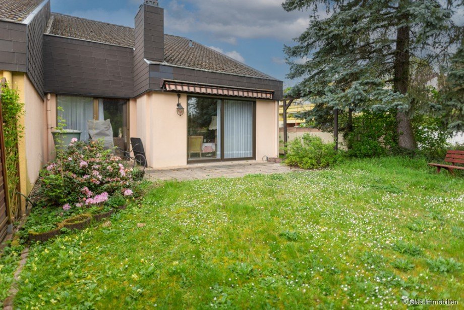 Blick auf den Garten Reihenendhaus V�lklingen