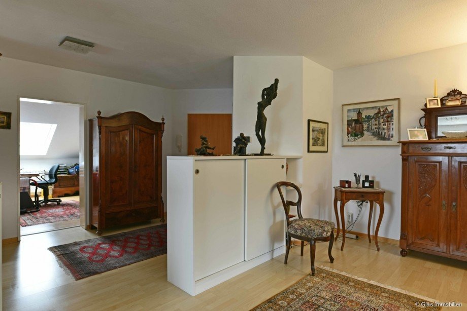 Blick in die Diele Dachgeschosswohnung Saarbr�cken / Klarenthal