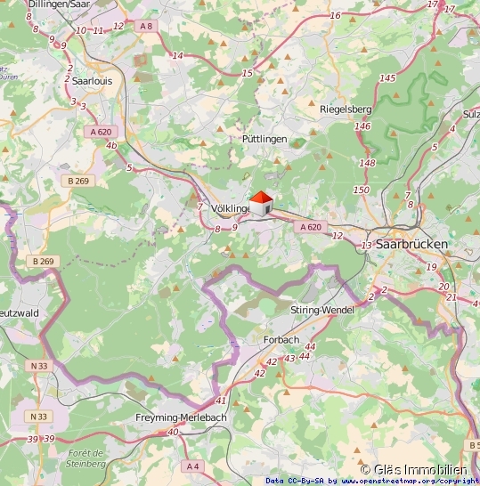 Verkehrsg�nstige Wohnlage Einfamilienhaus V�lklingen