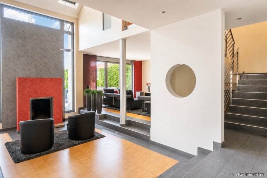 Blick Richtung Wohnzimmer Einfamilienhaus �berherrn