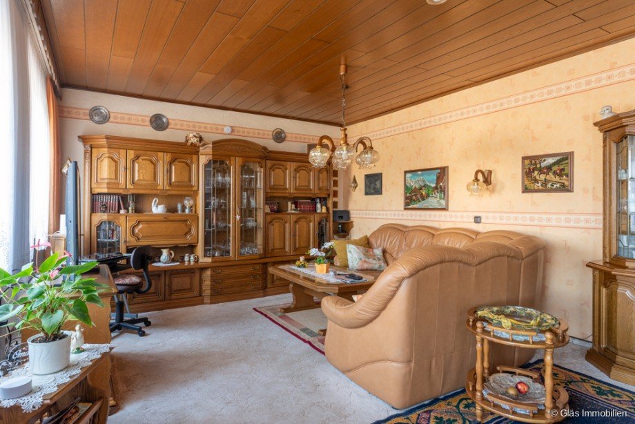 Blick aus der Essecke Zweifamilienhaus Riegelsberg