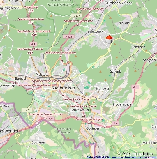 Ruhige Wohnlage N�he Uni Einfamilienhaus Saarbr�cken / Dudweiler