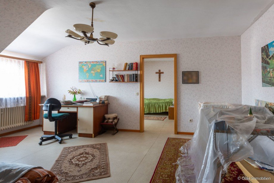 Schlafzimmer DG Zweifamilienhaus Bous