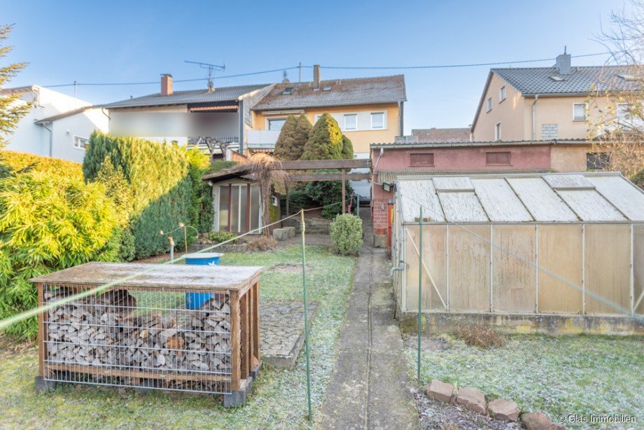 Gartenansicht Zweifamilienhaus V�lklingen