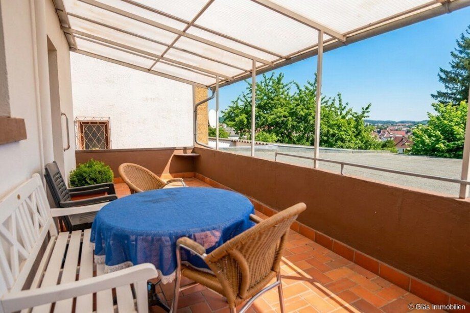 Balkon Erdgeschoss Zweifamilienhaus Saarbr�cken / Gersweiler
