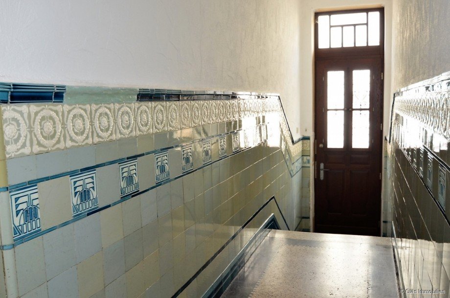 Herrlicher Hauseingang - Original Jugendstilfliesen Einfamilienhaus V�lklingen